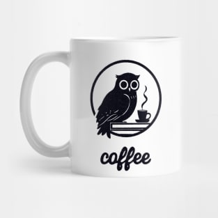 Books Coffee And Owl Mug